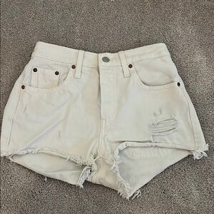 Levi’s 501 high waisted shorts